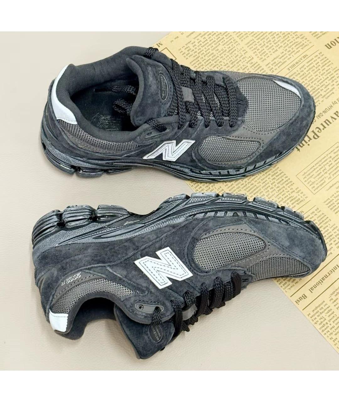 NEW BALANCE Серые текстильные кроссовки, фото 4