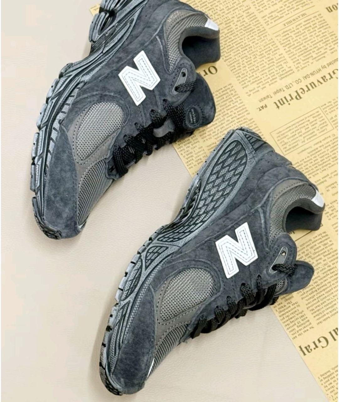 NEW BALANCE Серые текстильные кроссовки, фото 3