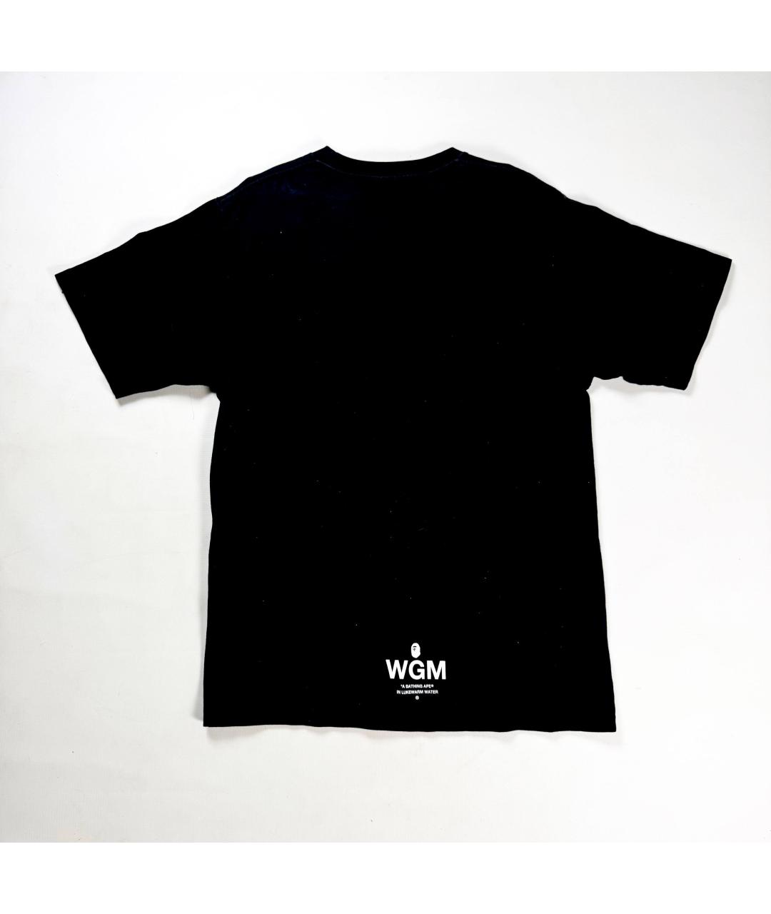 BAPE Черная хлопковая футболка, фото 5