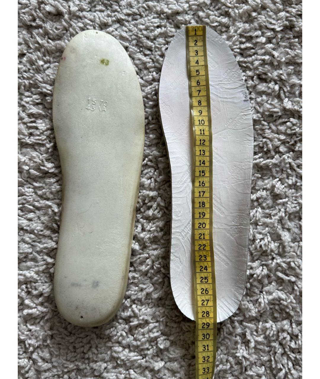 MAISON MARGIELA Мульти кожаные высокие ботинки, фото 7