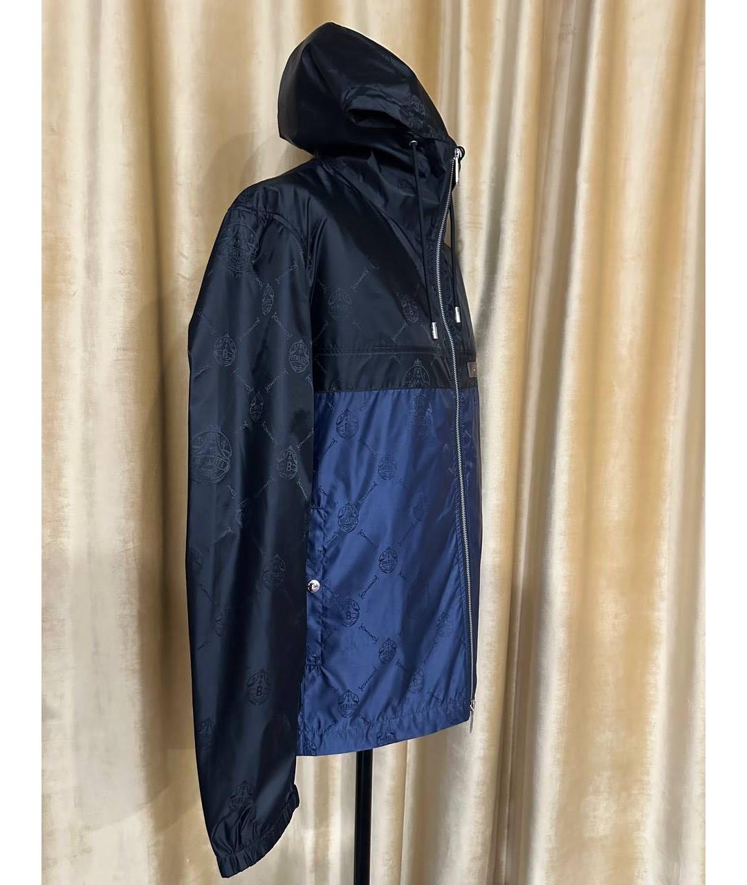 BERLUTI Темно-синяя синтетическая куртка, фото 5