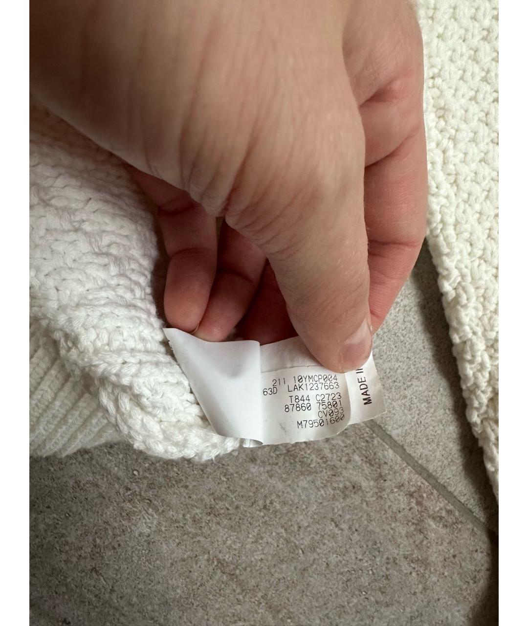 BRUNELLO CUCINELLI Белый хлопковый джемпер / свитер, фото 6