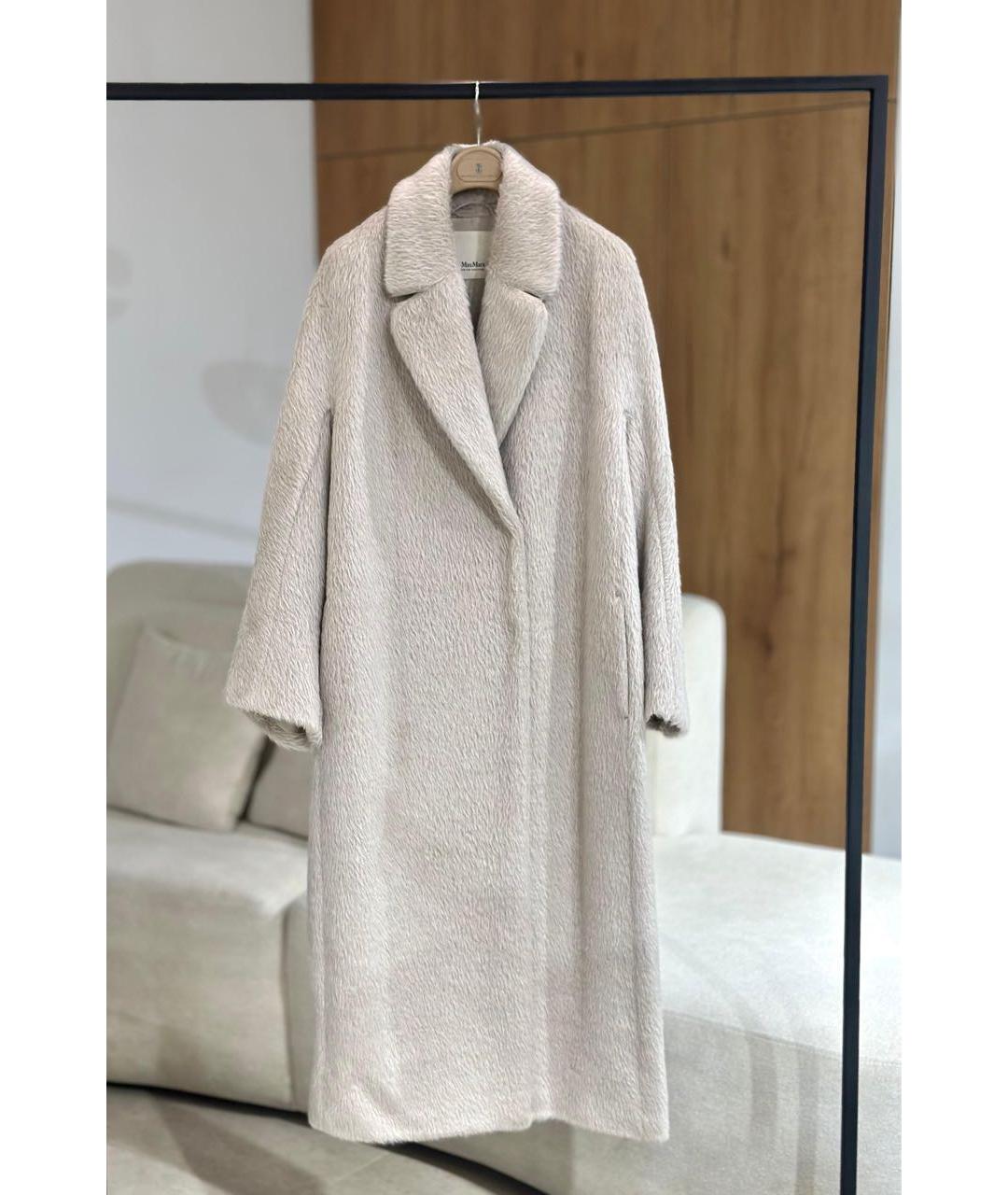 'S MAX MARA Серое шерстяное пальто, фото 2