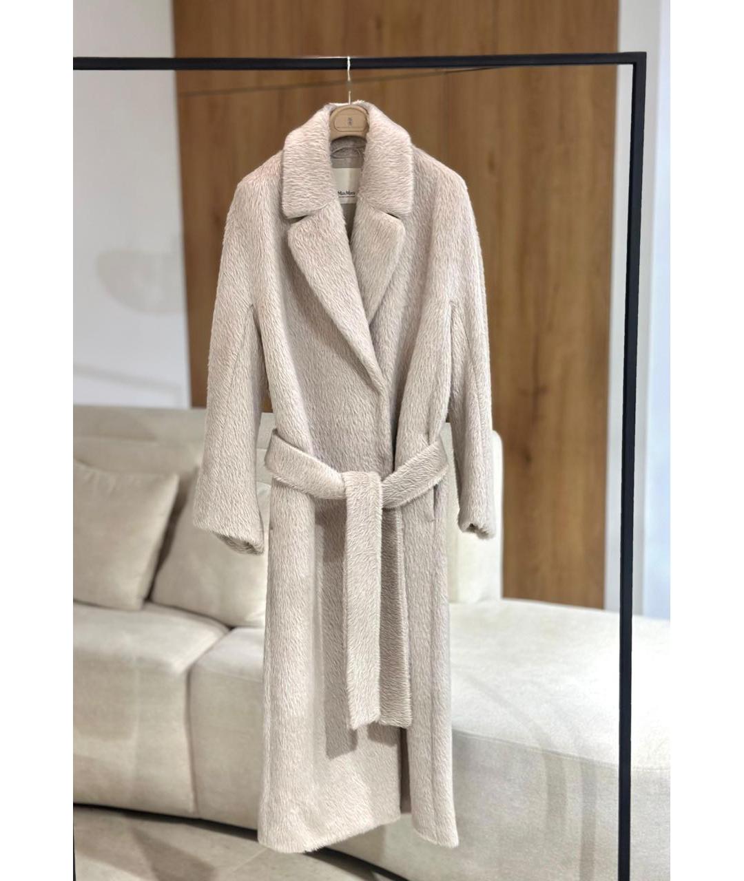 'S MAX MARA Серое шерстяное пальто, фото 3