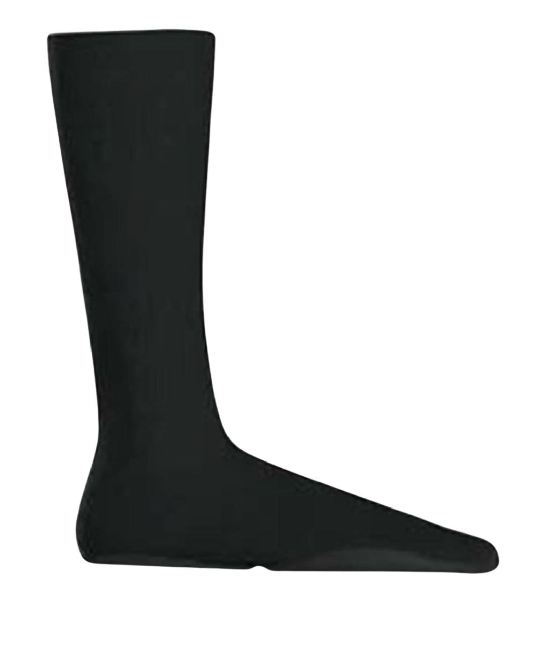 YEEZY Черные синтетические высокие кроссовки / кеды, фото 1