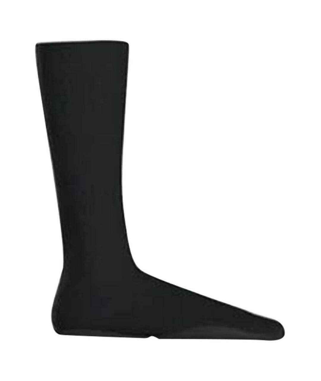 YEEZY Черные синтетические высокие кроссовки / кеды, фото 5