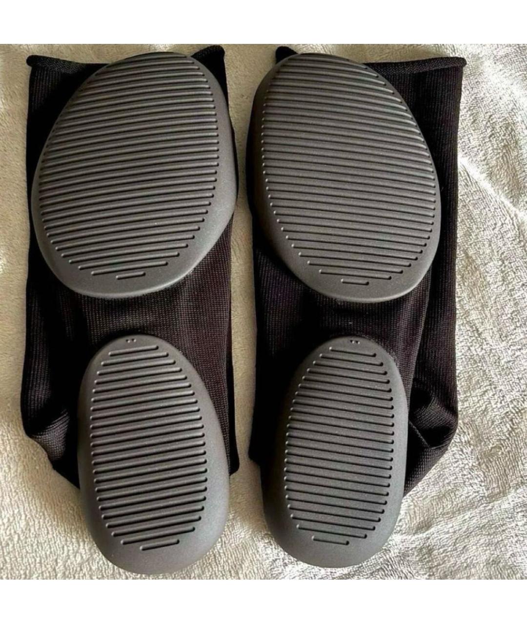 YEEZY Черные синтетические высокие кроссовки / кеды, фото 4