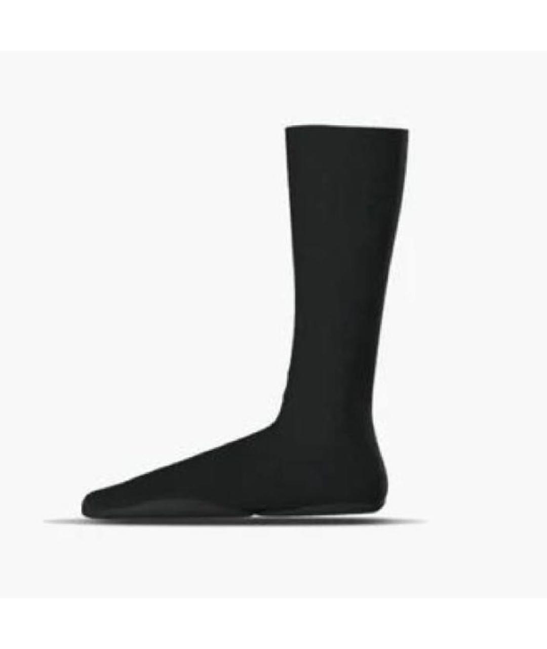 YEEZY Черные синтетические высокие кроссовки / кеды, фото 2