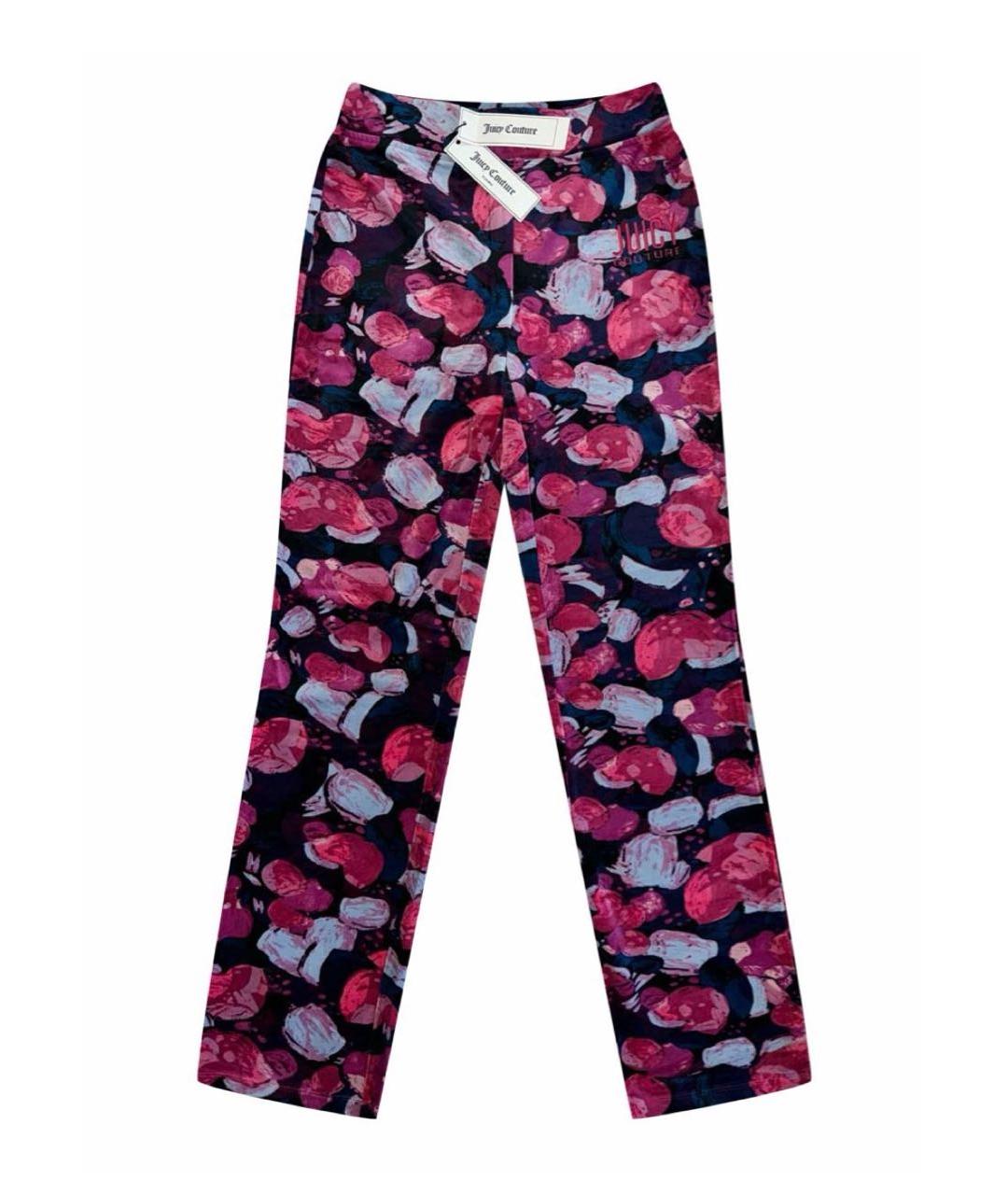 JUICY COUTURE Мульти полиэстеровые брюки узкие, фото 1