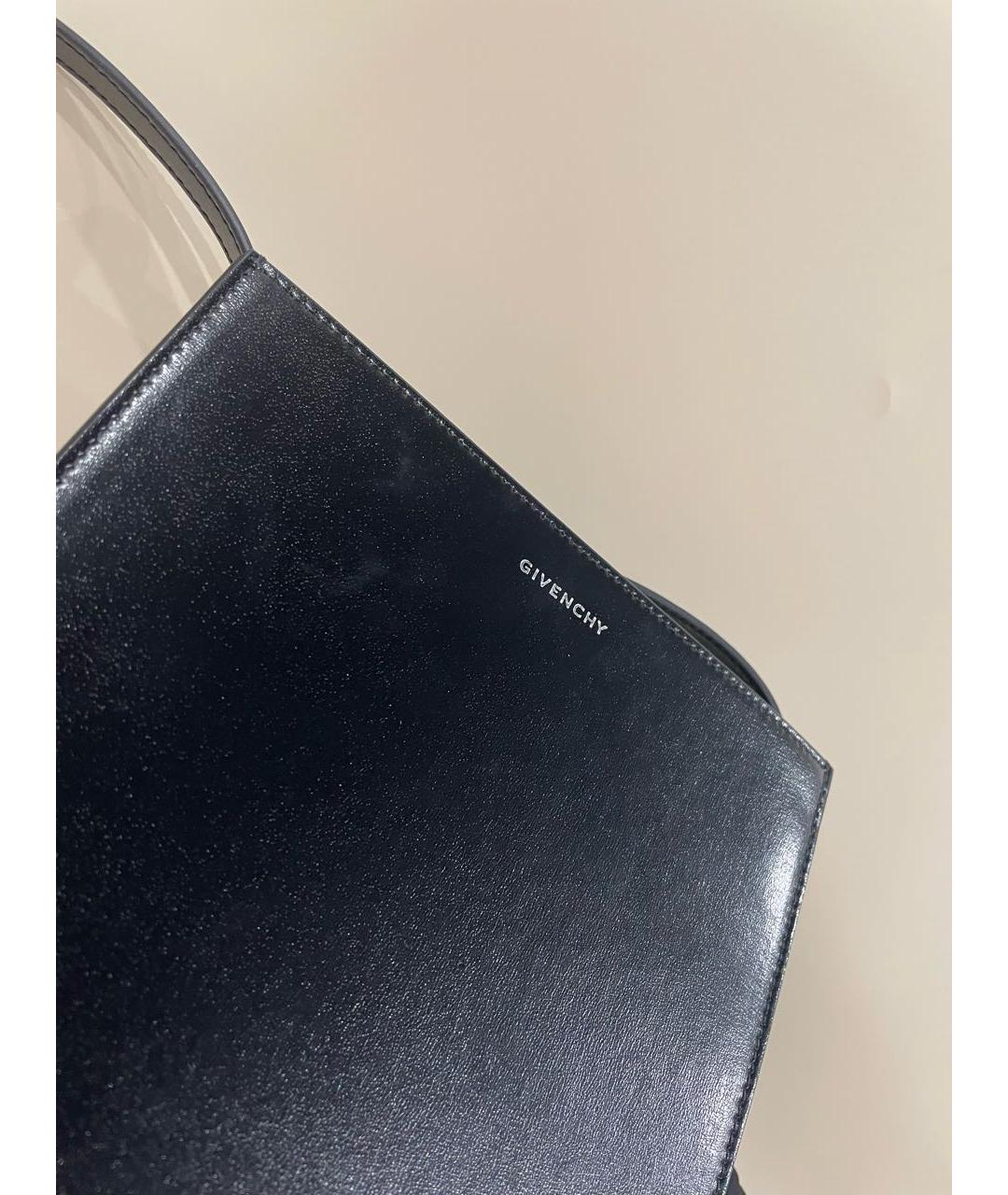 GIVENCHY Черная кожаная сумка на плечо, фото 4