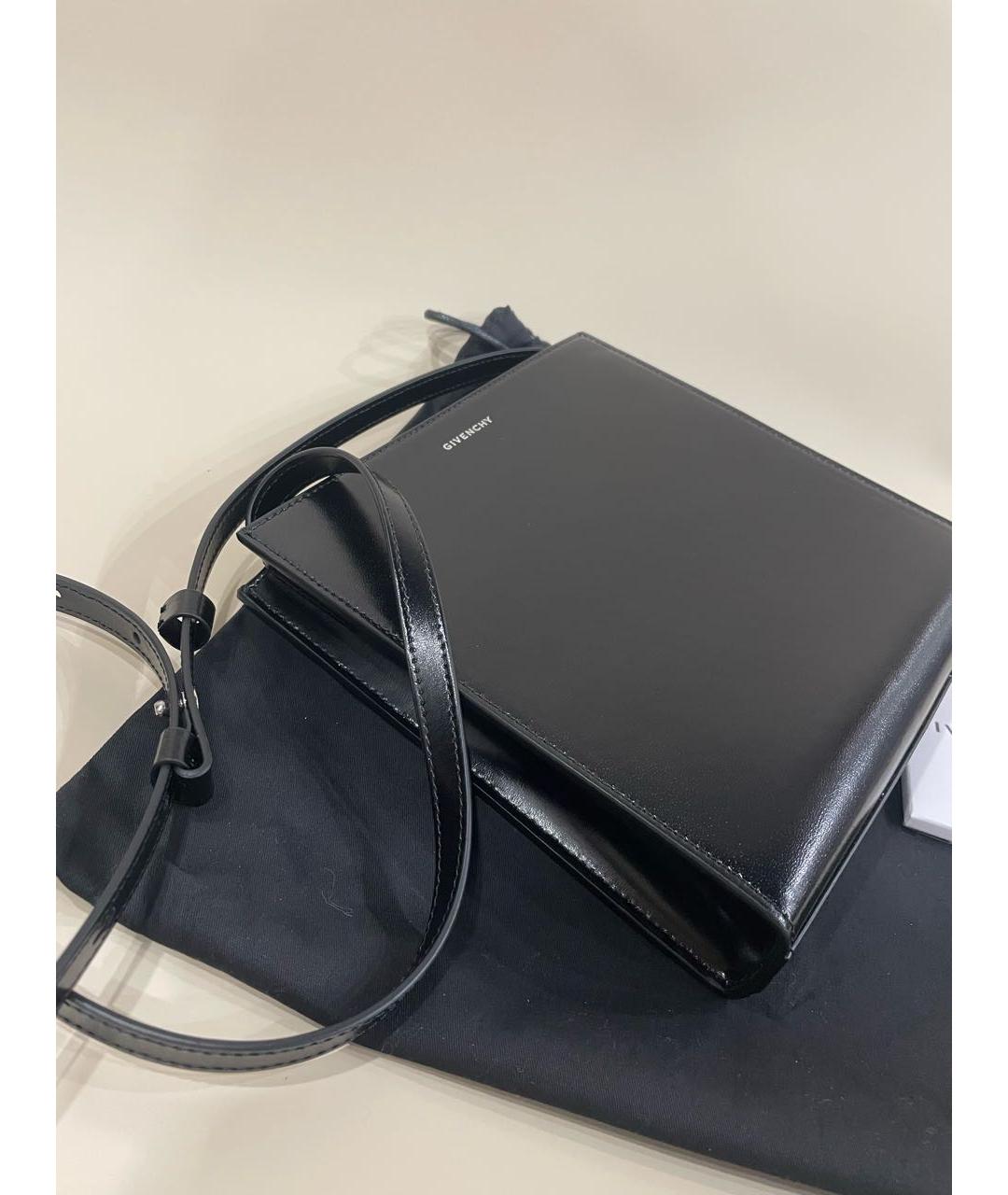 GIVENCHY Черная кожаная сумка на плечо, фото 6