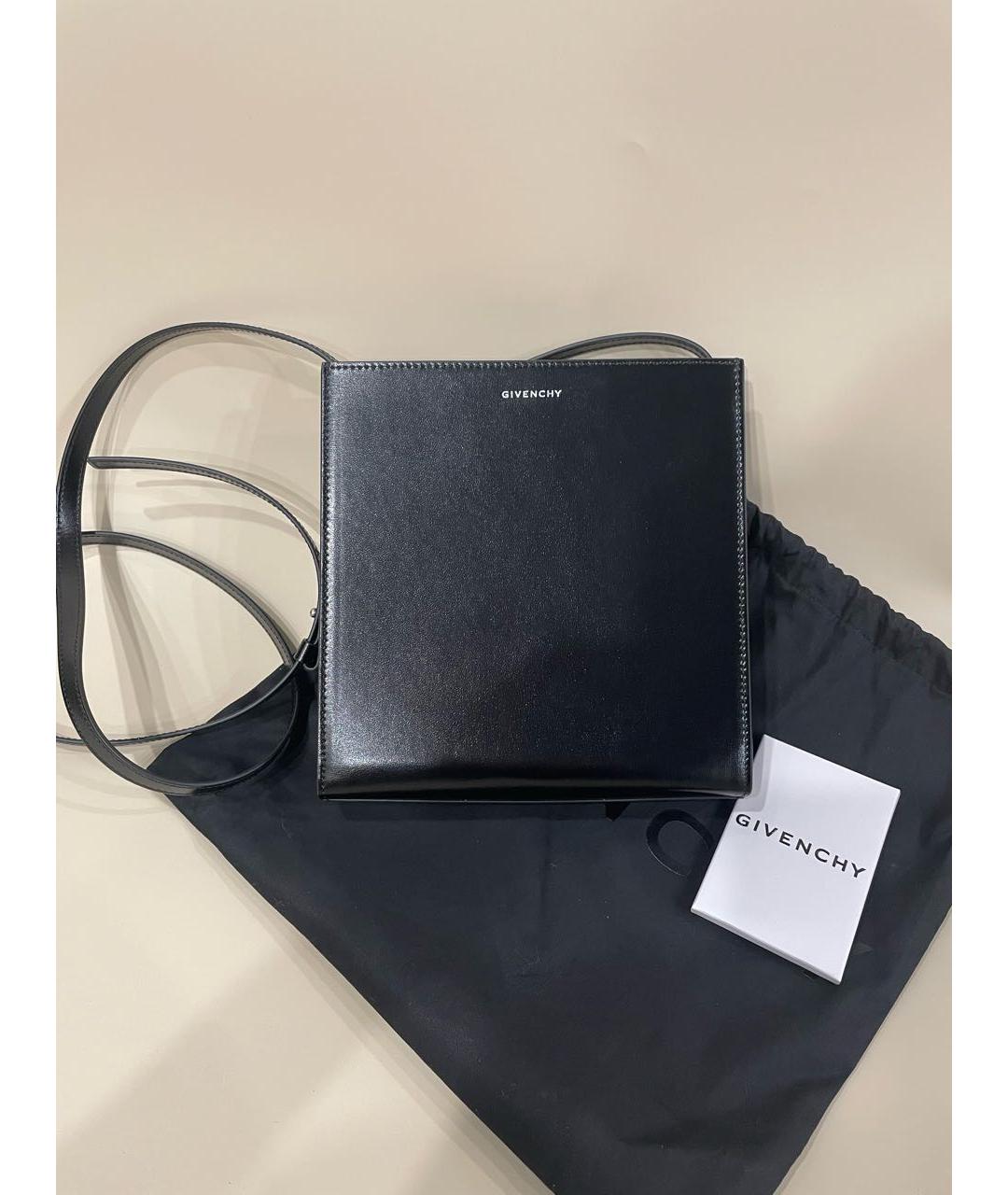 GIVENCHY Черная кожаная сумка на плечо, фото 7