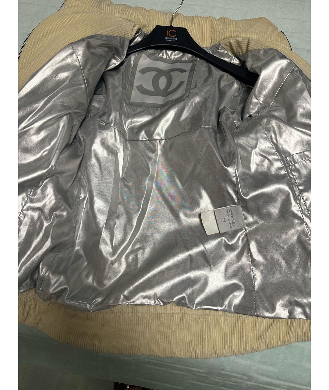 CHANEL Бежевый пуховик, фото 4