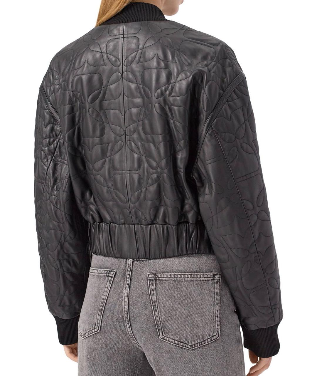 HUGO Черная кожаная куртка, фото 2