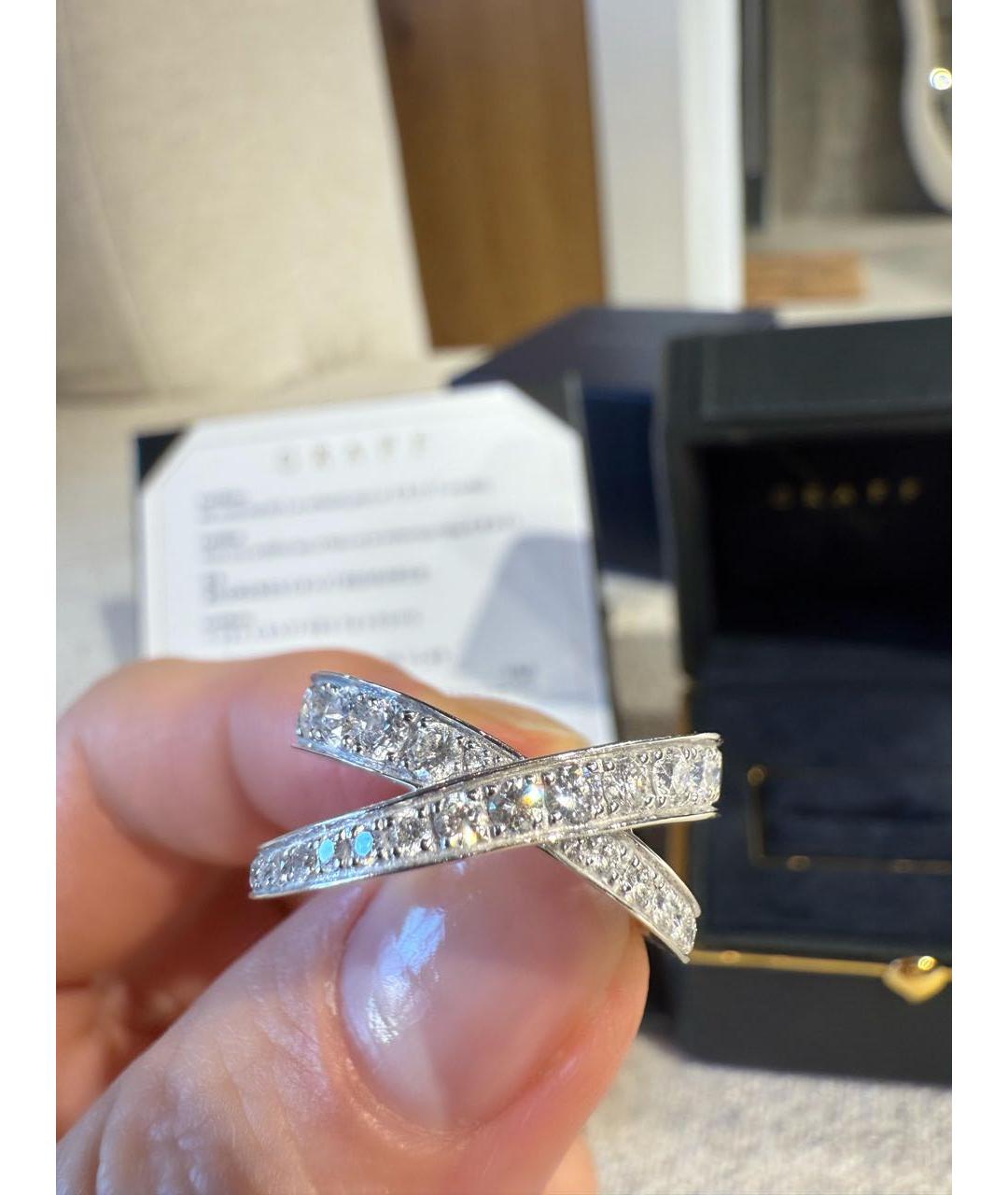 GRAFF Серебряное кольцо из белого золота, фото 4