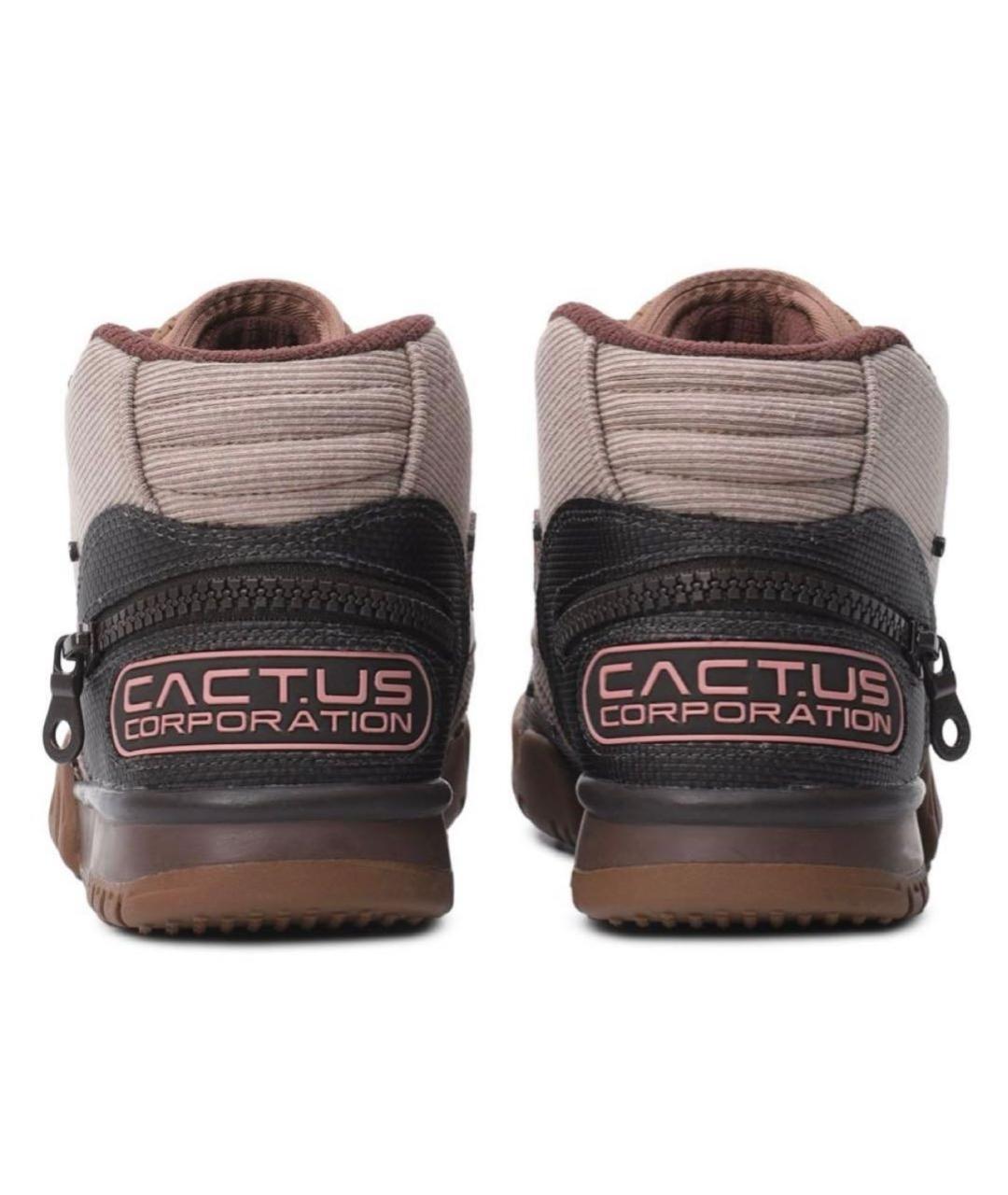 CACTUS JACK BY TRAVIS SCOTT Коричневые замшевые кроссовки, фото 3