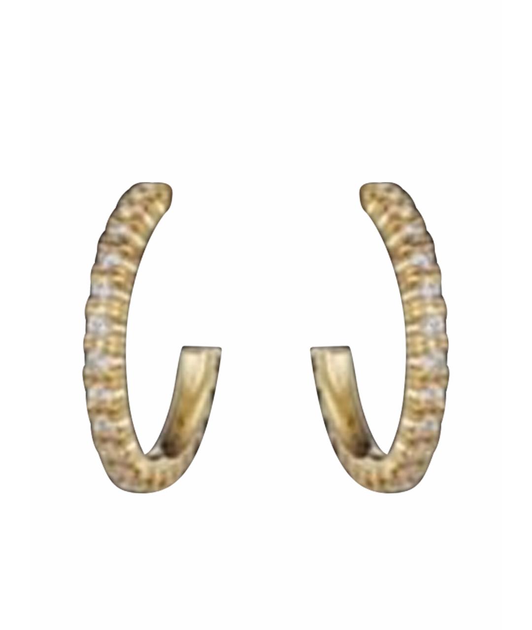 CARTIER Золотые серьги из желтого золота, фото 1