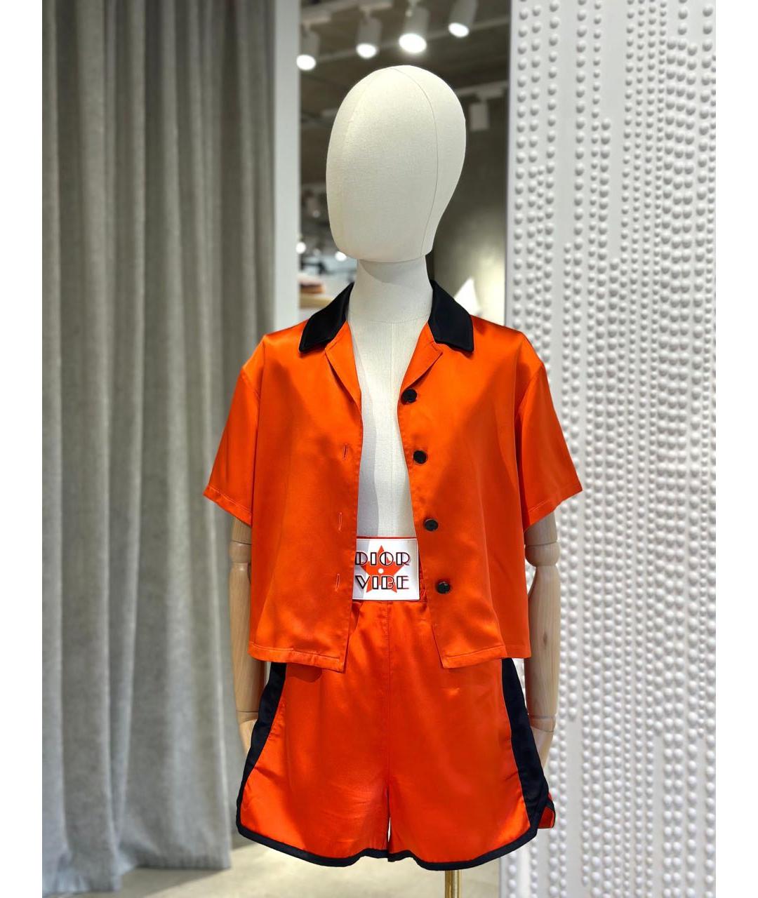 CHRISTIAN DIOR Оранжевый костюм с брюками, фото 2