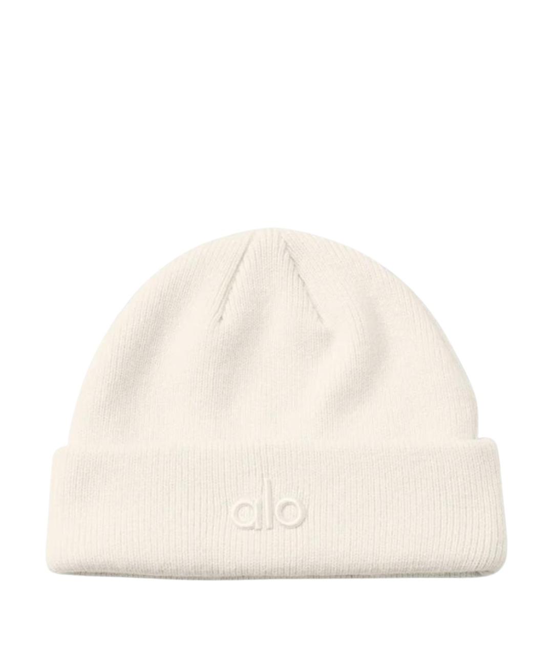 ALO YOGA Бежевая шерстяная шапка, фото 1