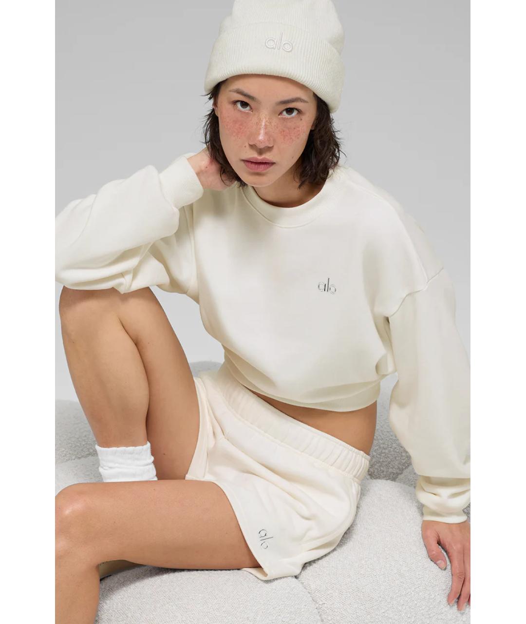 ALO YOGA Бежевая шерстяная шапка, фото 3