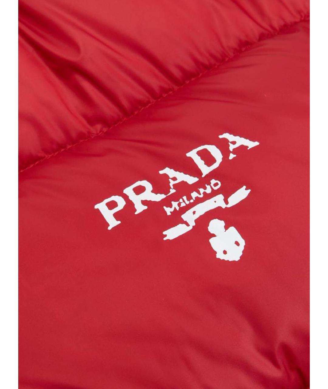 PRADA Красная полиэстеровая куртка, фото 10
