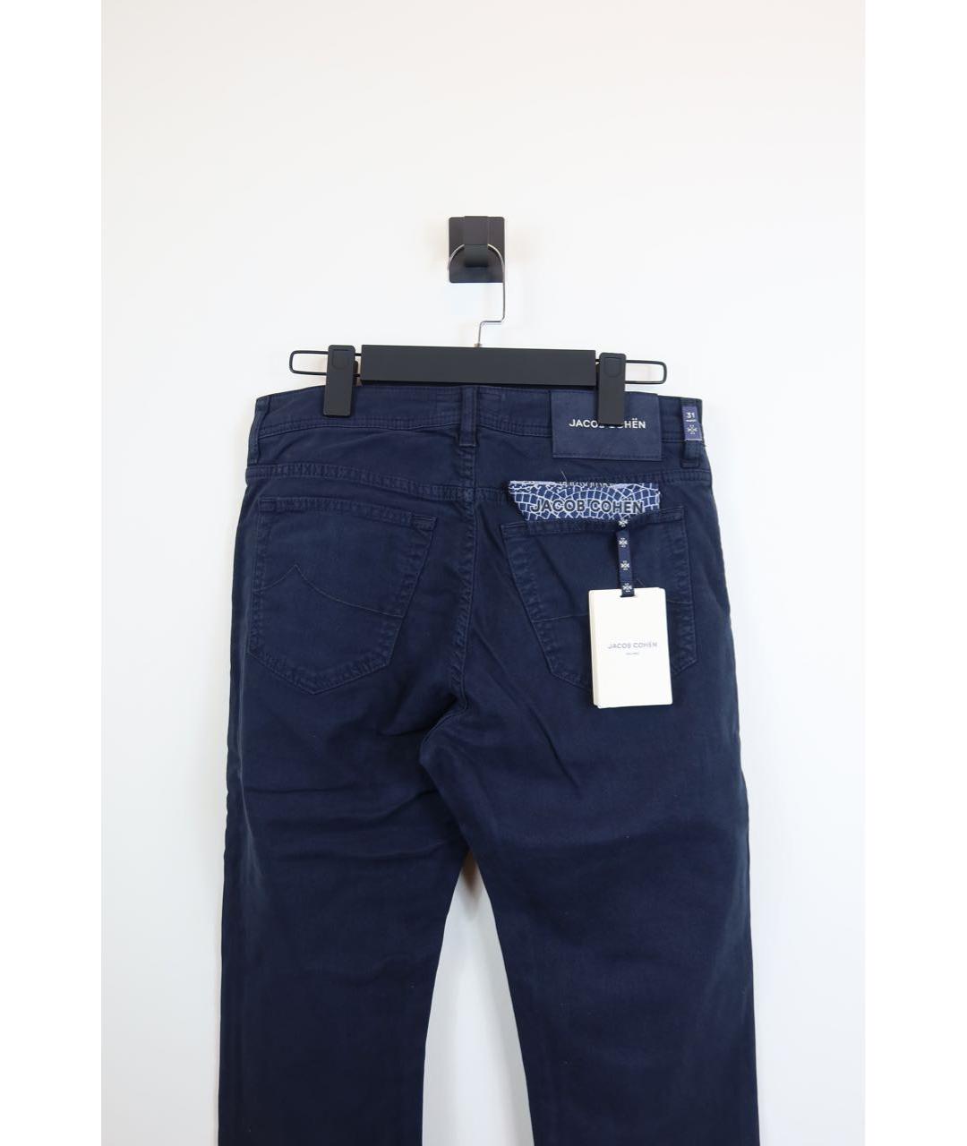 JACOB COHEN Синие хлопковые прямые джинсы, фото 4