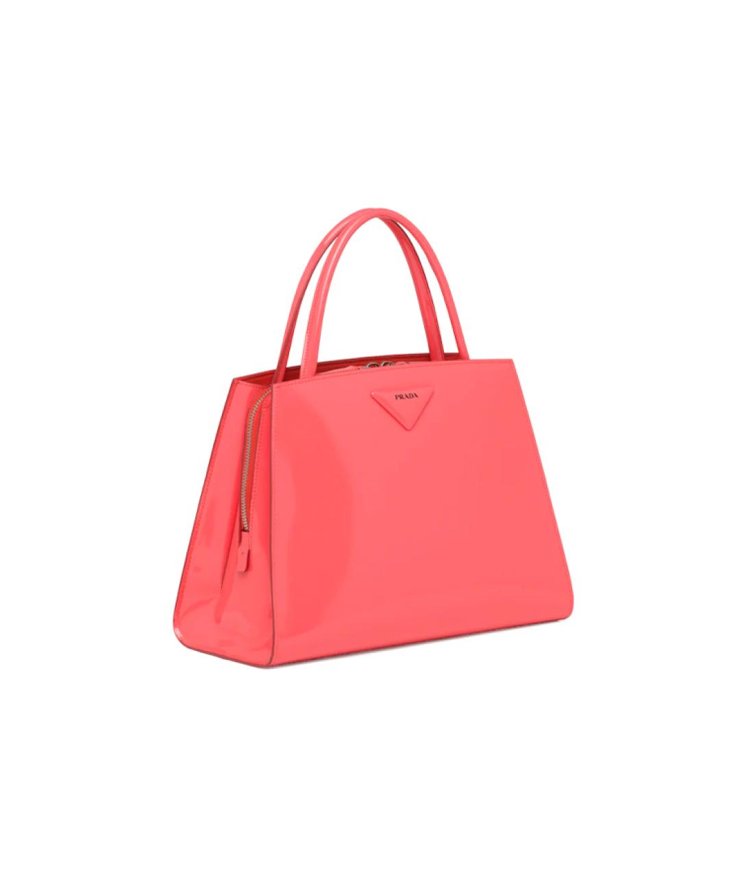 PRADA Красная сумка через плечо из лакированной кожи, фото 2