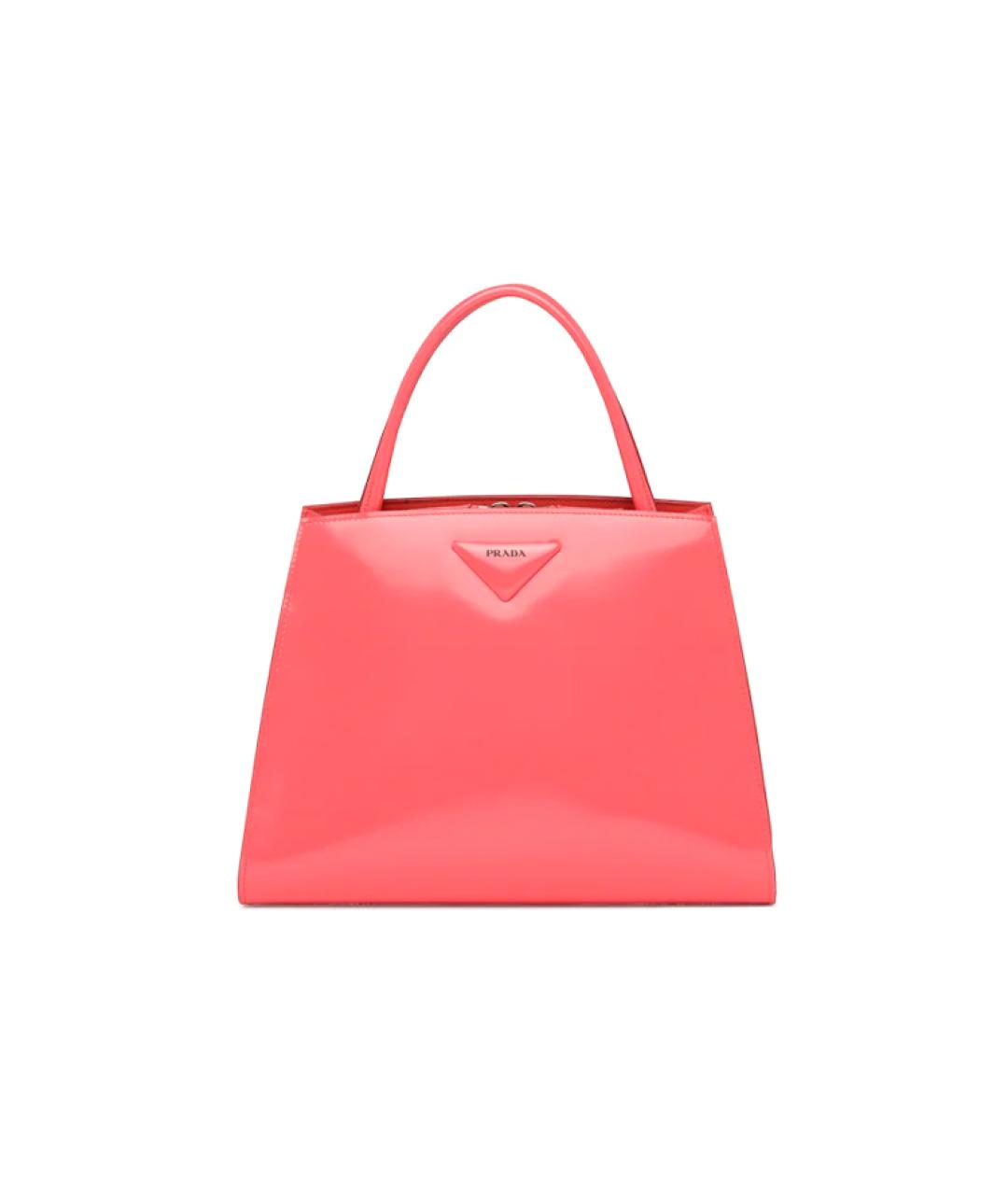 PRADA Красная сумка через плечо из лакированной кожи, фото 1