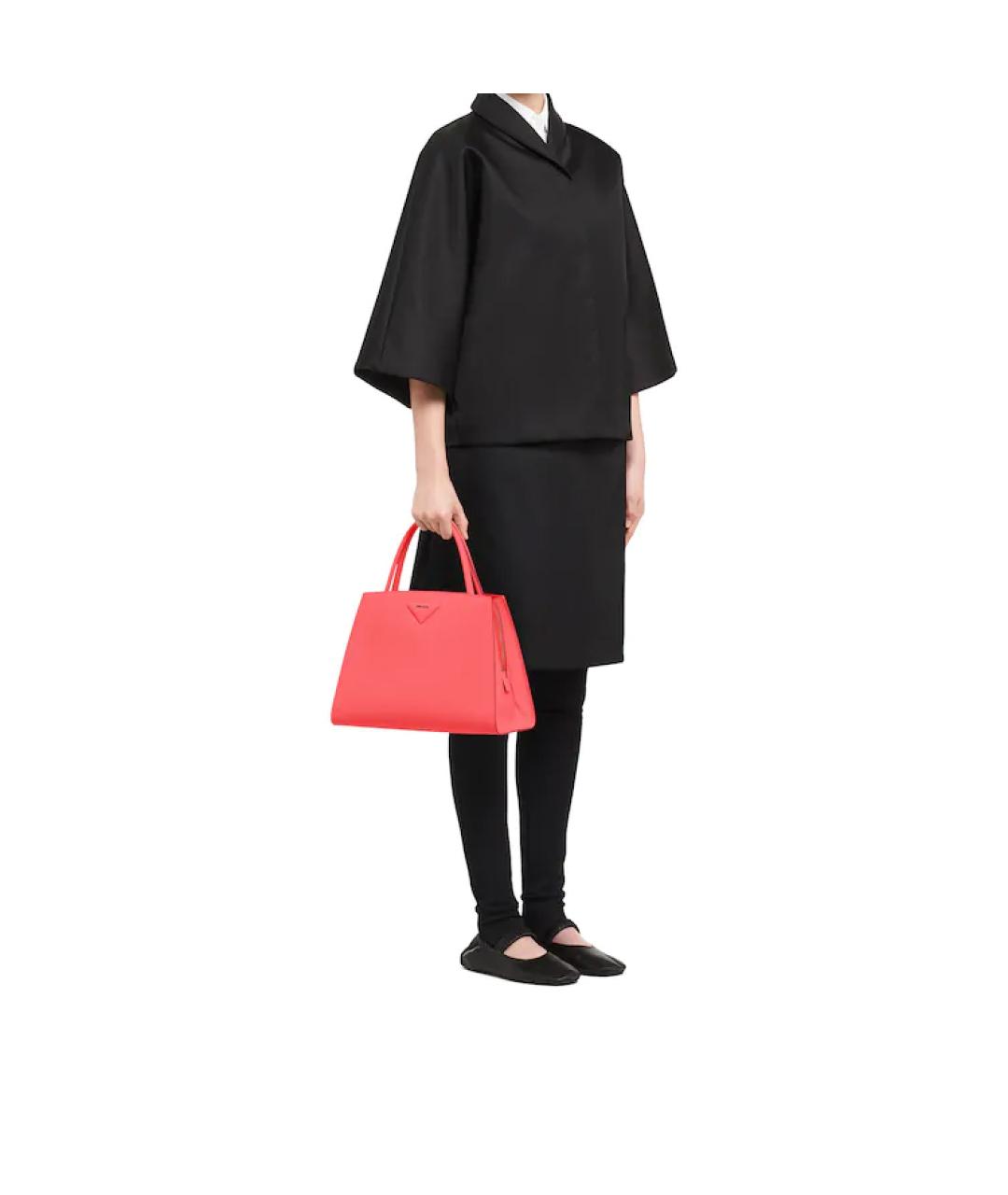 PRADA Красная сумка через плечо из лакированной кожи, фото 4