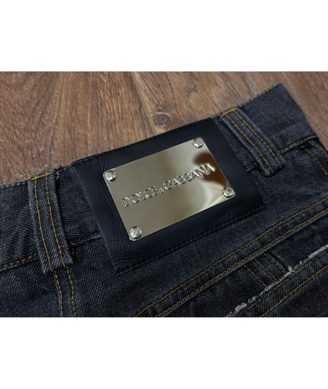 DOLCE&GABBANA Коричневая юбка мини, фото 3