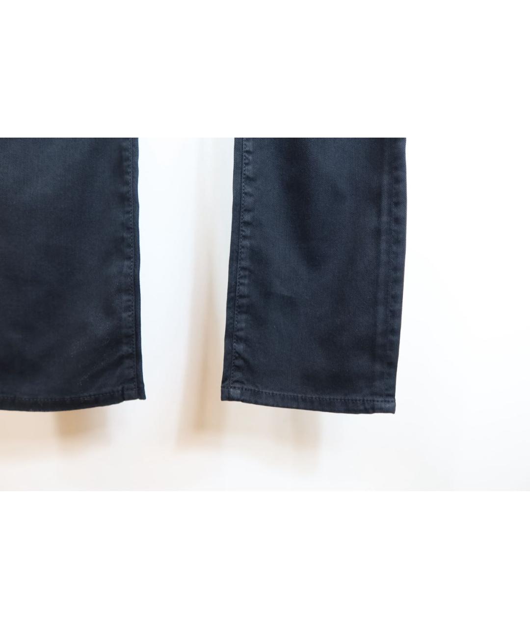 JACOB COHEN Черные хлопковые прямые джинсы, фото 3