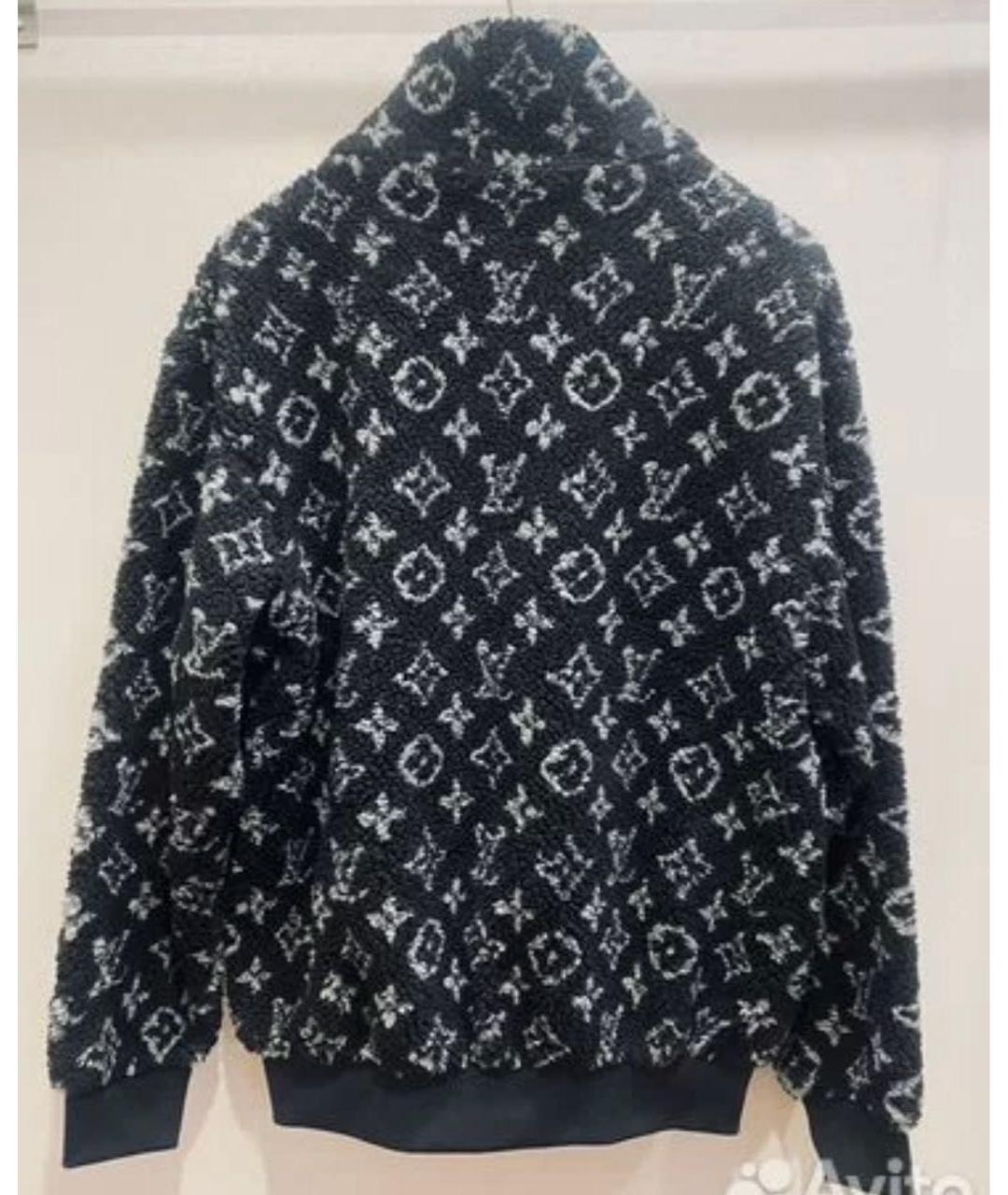 LOUIS VUITTON Черная полиэстеровая куртка, фото 2