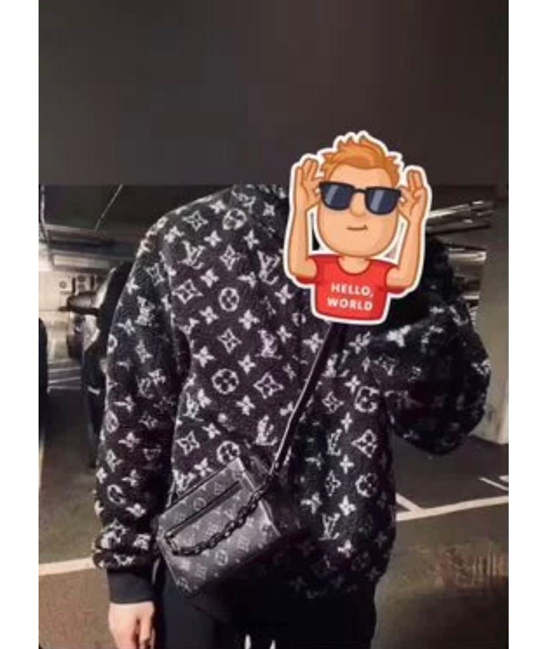 LOUIS VUITTON Черная полиэстеровая куртка, фото 5