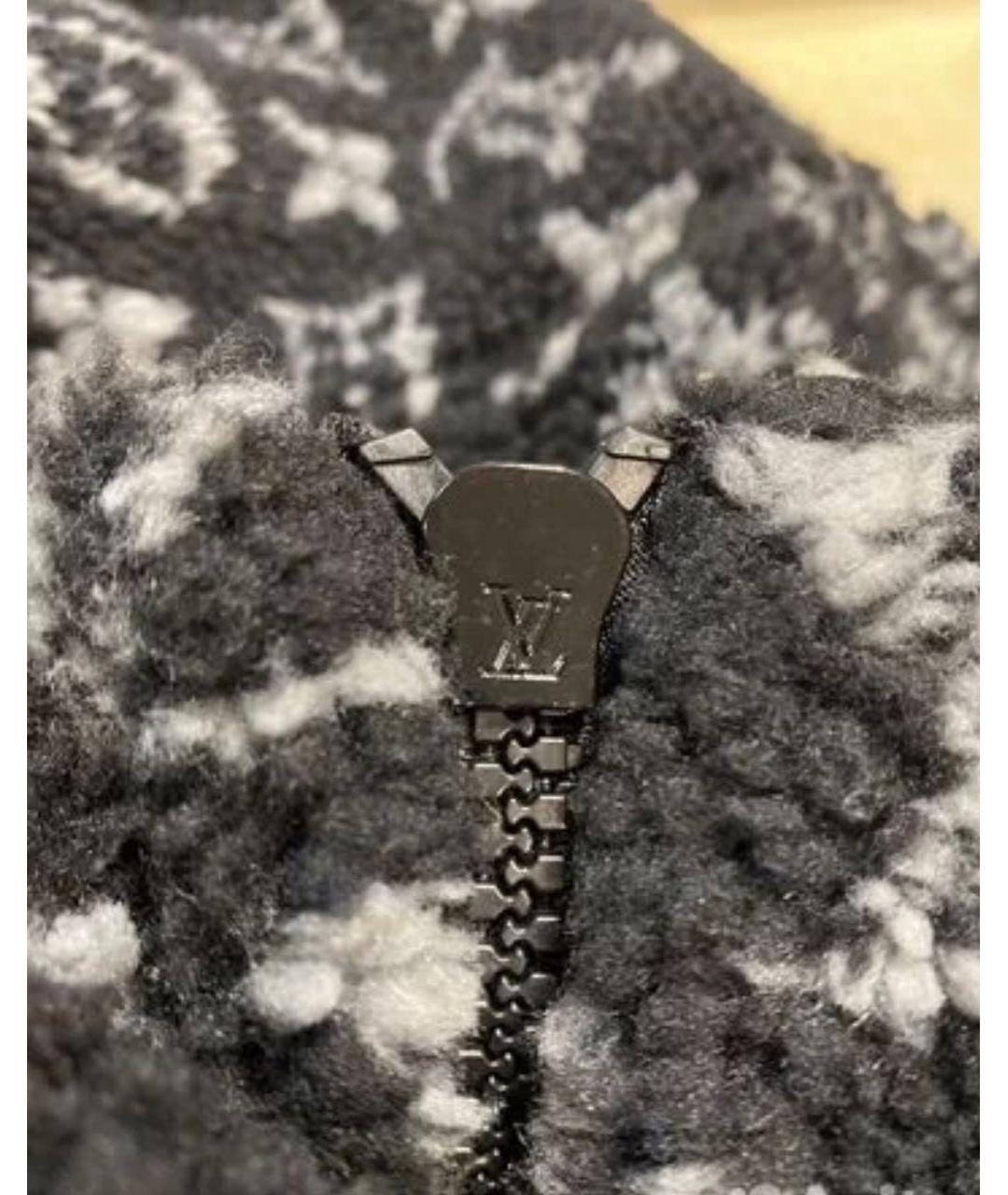 LOUIS VUITTON Черная полиэстеровая куртка, фото 4