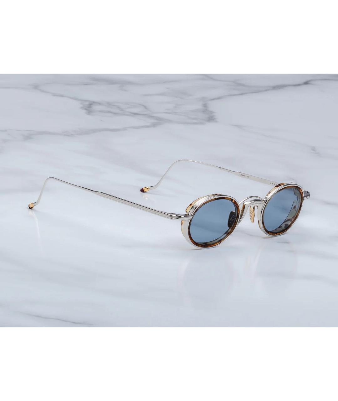 JACQUES MARIE MAGE Голубые металлические солнцезащитные очки, фото 2