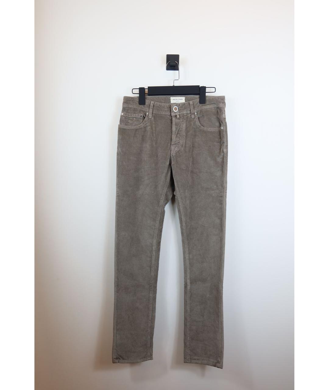 JACOB COHEN Бежевые хлопковые джинсы, фото 9