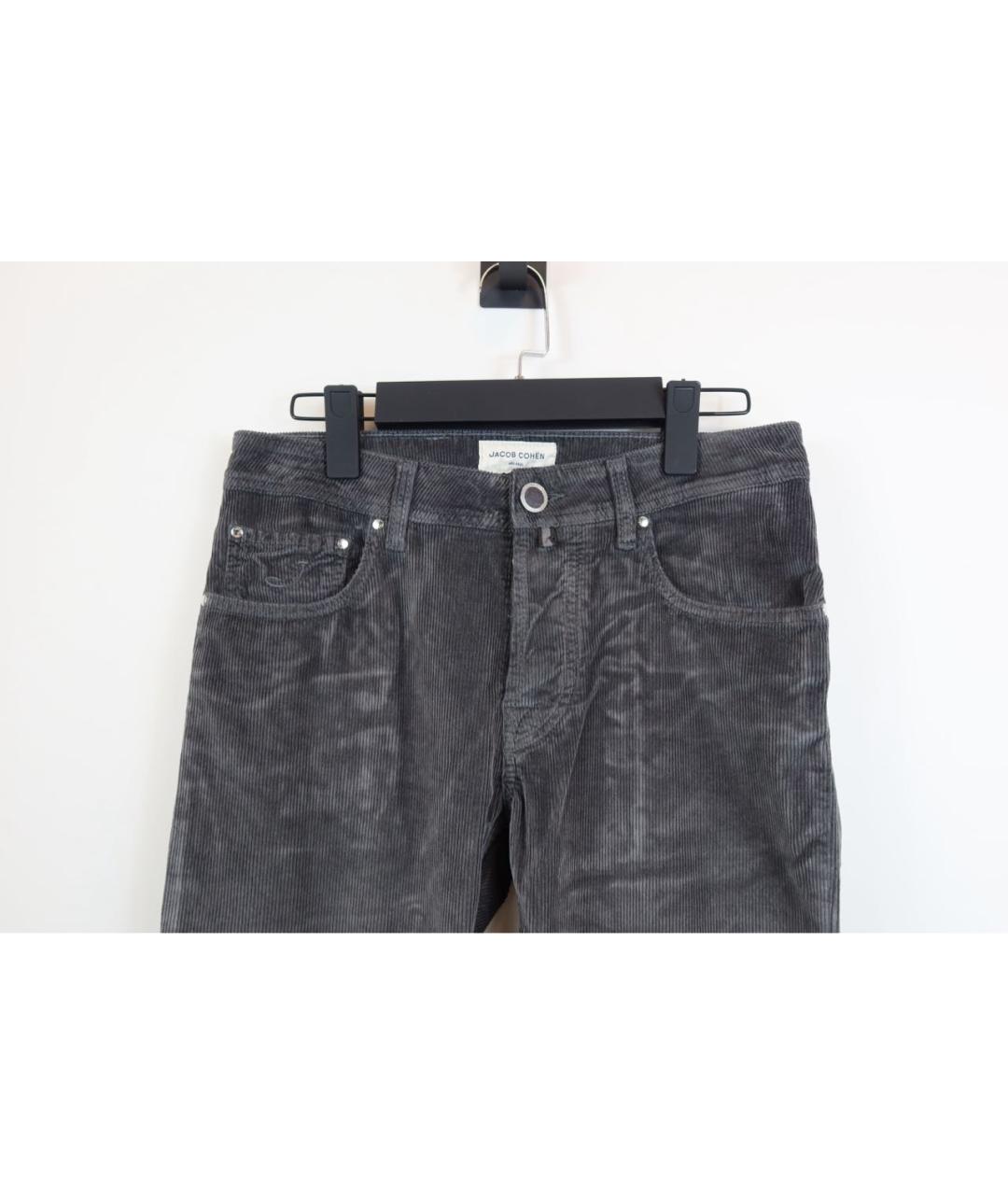 JACOB COHEN Серые хлопковые джинсы, фото 2