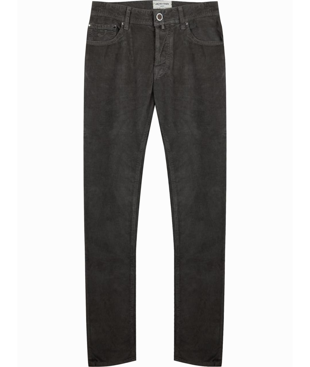 JACOB COHEN Серые хлопковые джинсы, фото 1