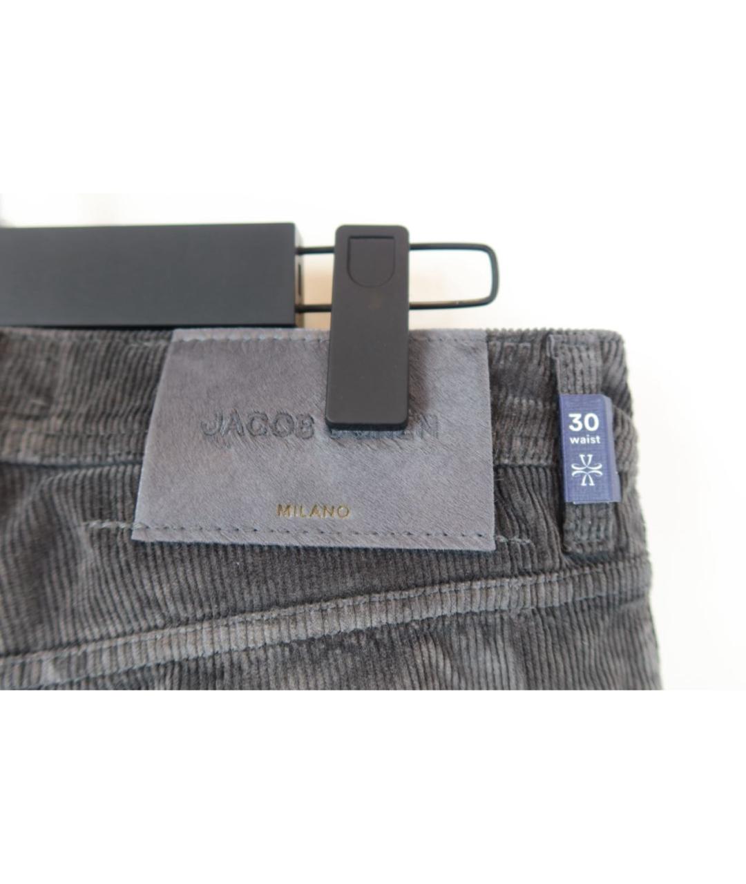 JACOB COHEN Серые хлопковые джинсы, фото 6