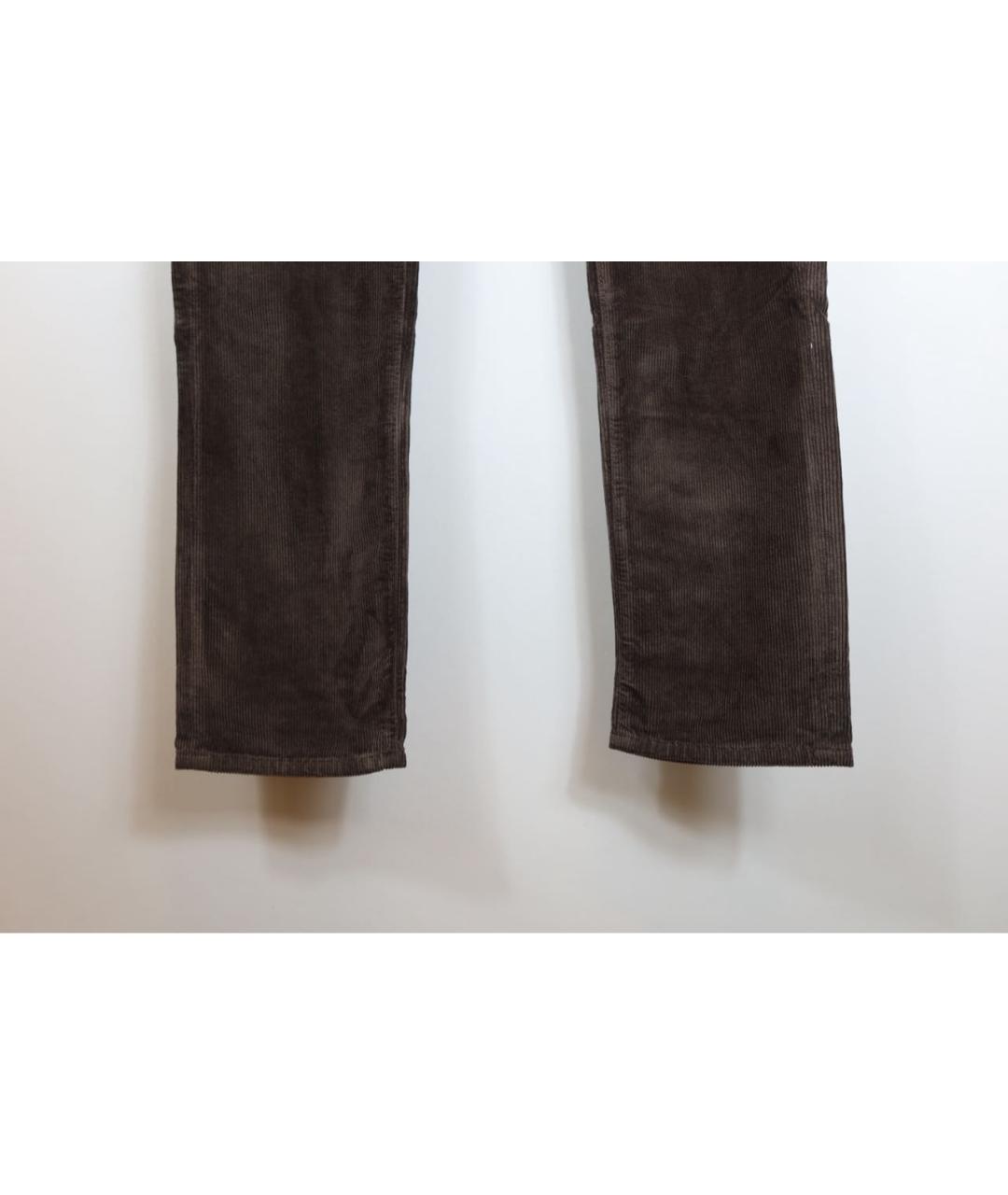 JACOB COHEN Коричневые хлопковые джинсы, фото 3