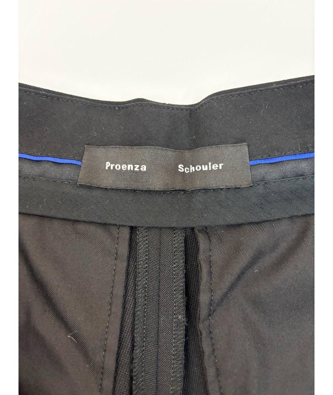 PROENZA SCHOULER Черные хлопковые бриджи, фото 3