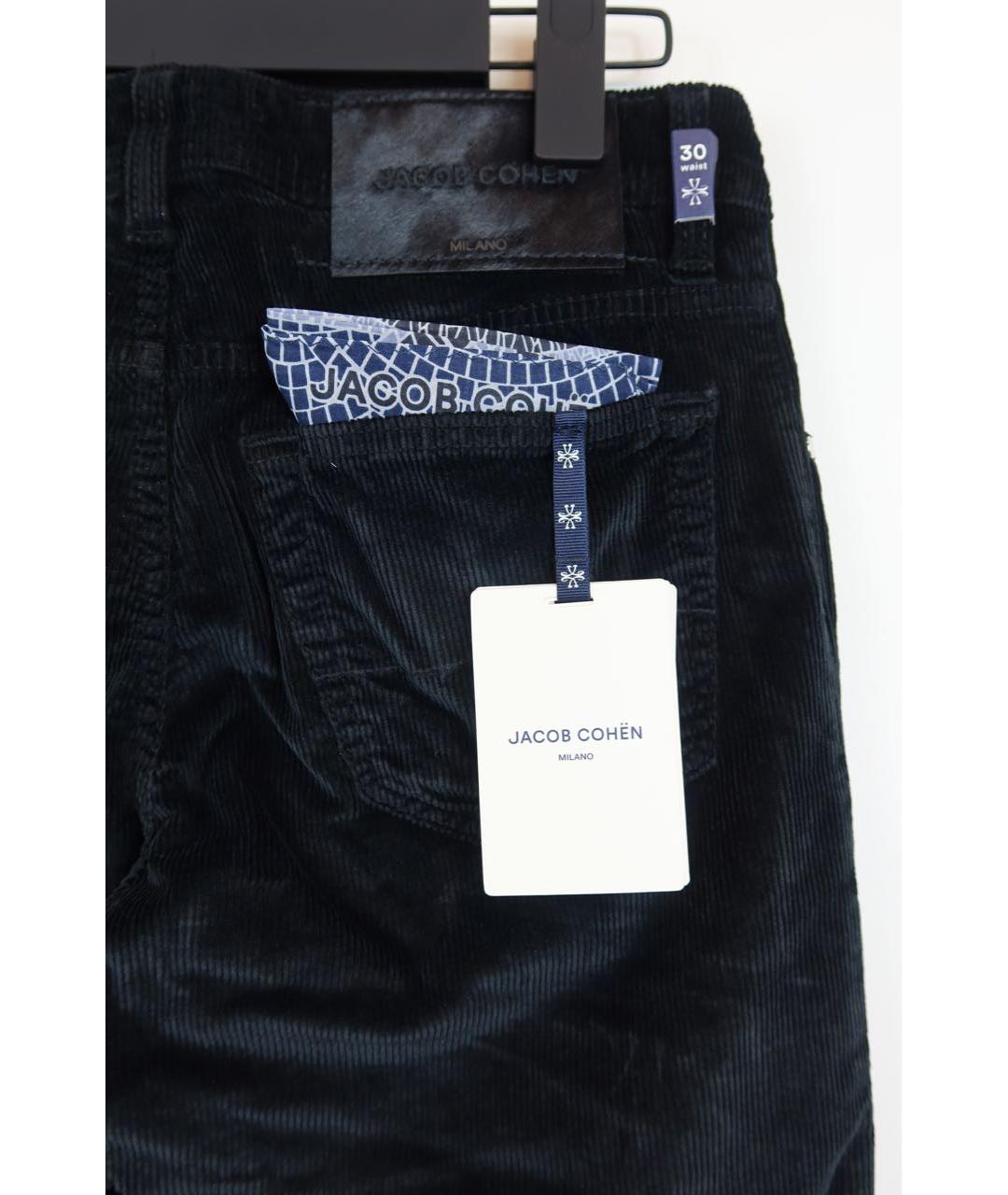 JACOB COHEN Черные хлопковые джинсы, фото 4