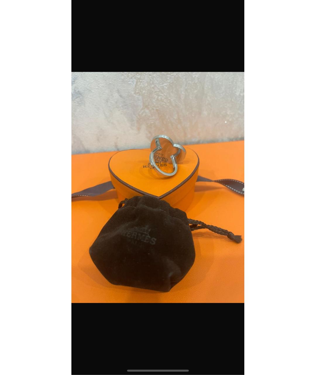 HERMES Бордовый платок, фото 3