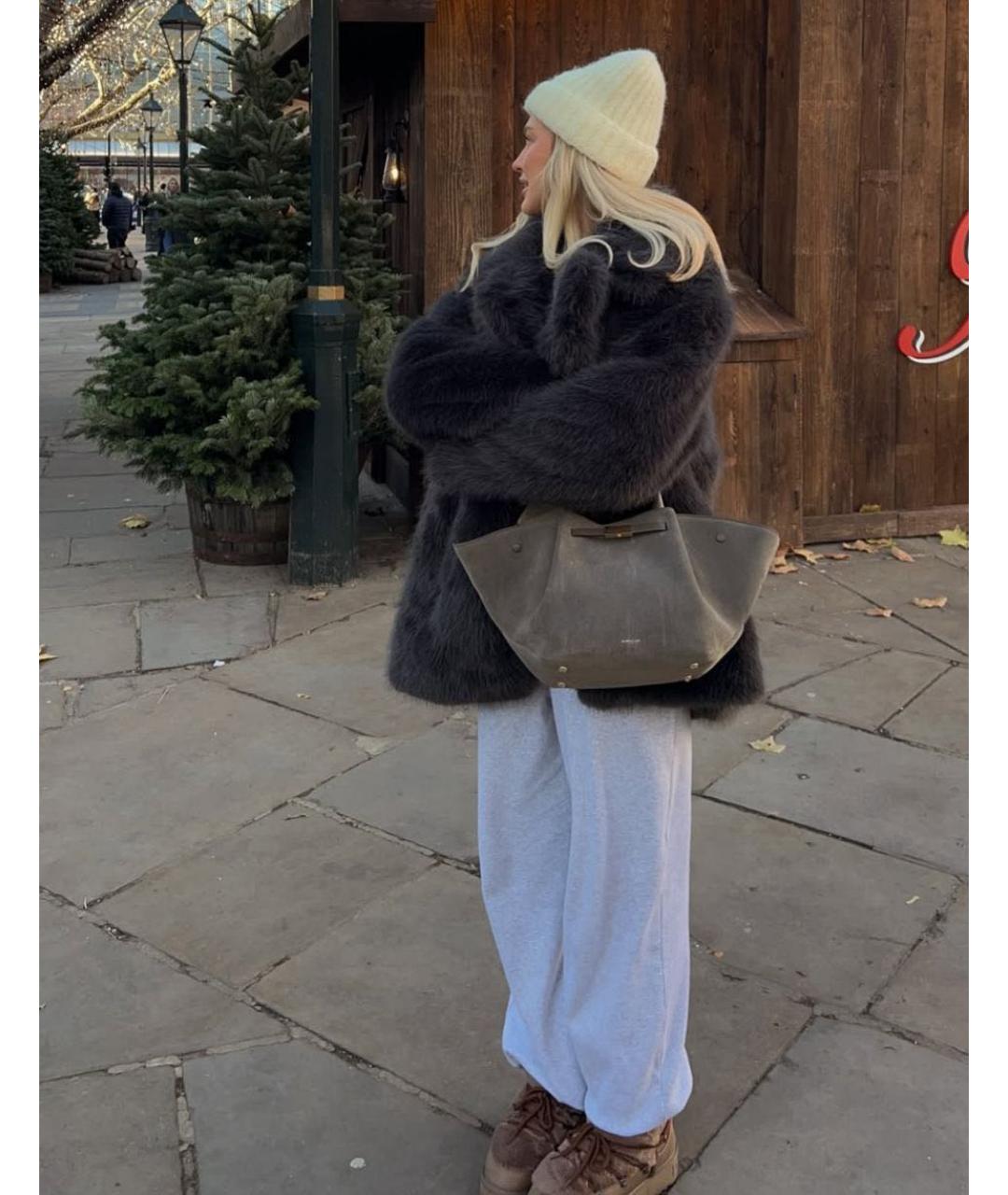 DEMELLIER Хаки замшевая сумка через плечо, фото 7