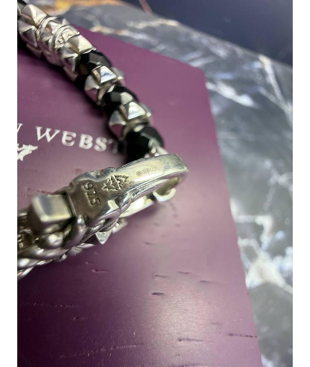 STEPHEN WEBSTER Черный серебряный браслет, фото 3
