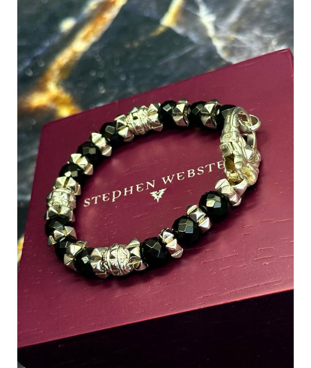 STEPHEN WEBSTER Черный серебряный браслет, фото 2