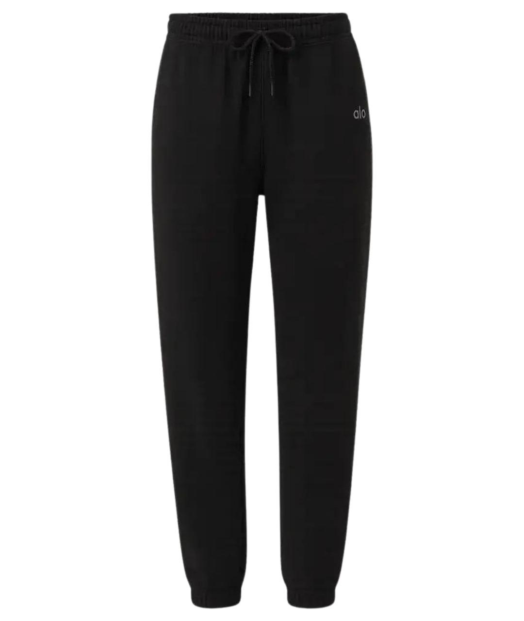 ALO YOGA Черные хлопковые спортивные брюки и шорты, фото 1