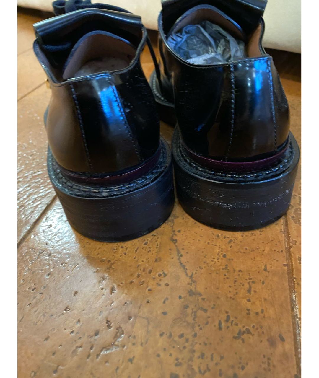 MARNI Черные кожаные ботинки, фото 4