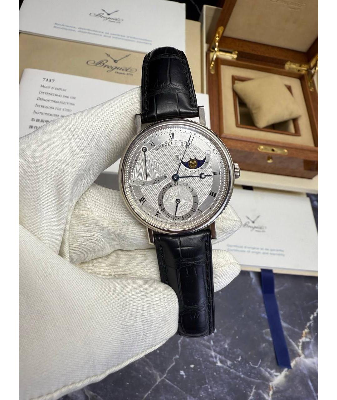 Breguet Серебряные часы из белого золота, фото 7