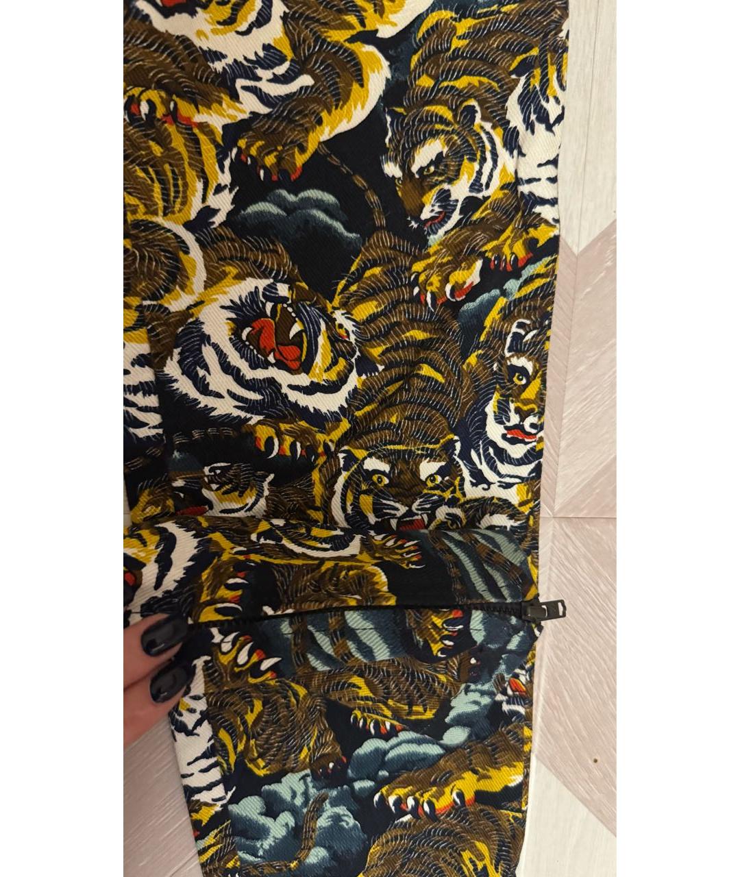 KENZO Мульти джинсы слим, фото 8